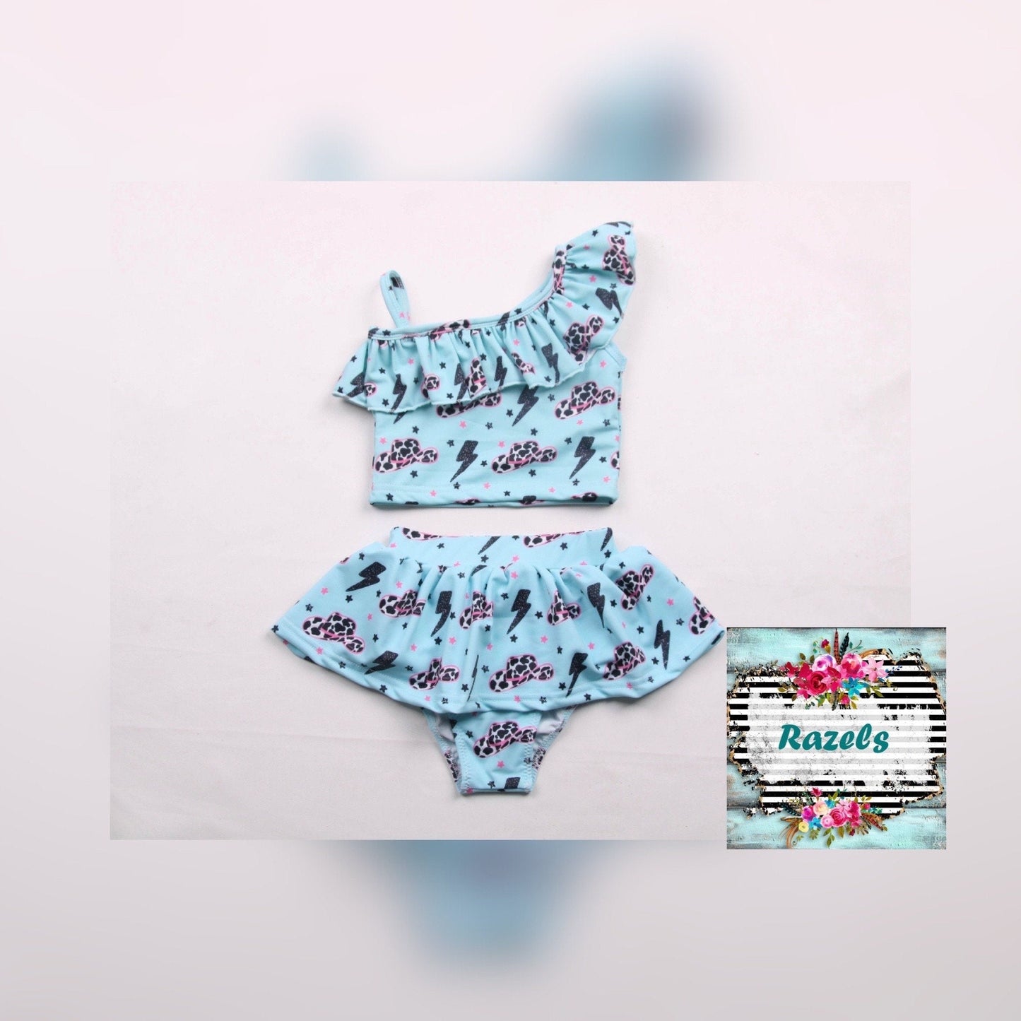 Western Tankini Swimsuit, Cowgirl Swimwear