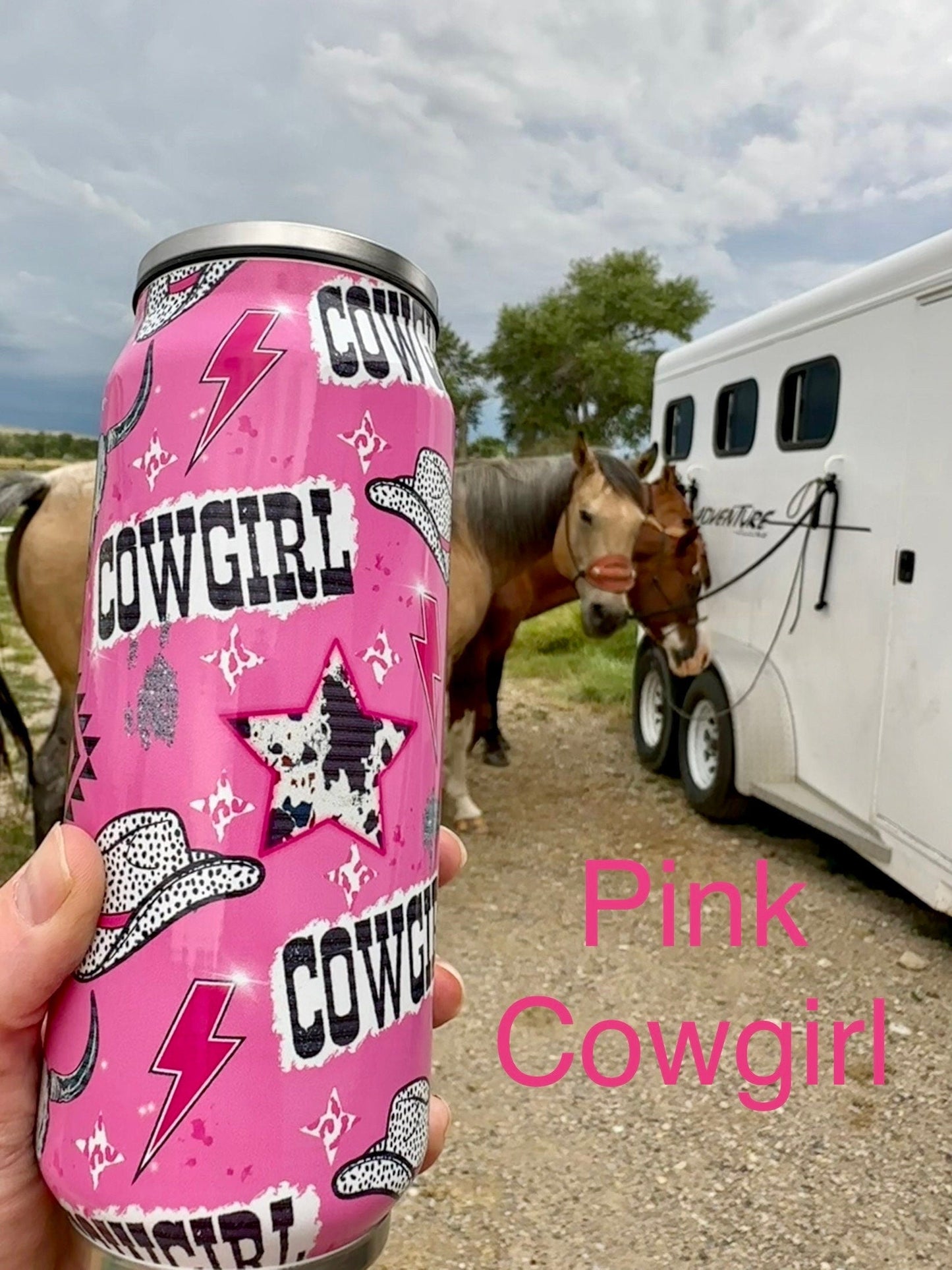 Western Tumbler, Cowgirl Tumbler Cups