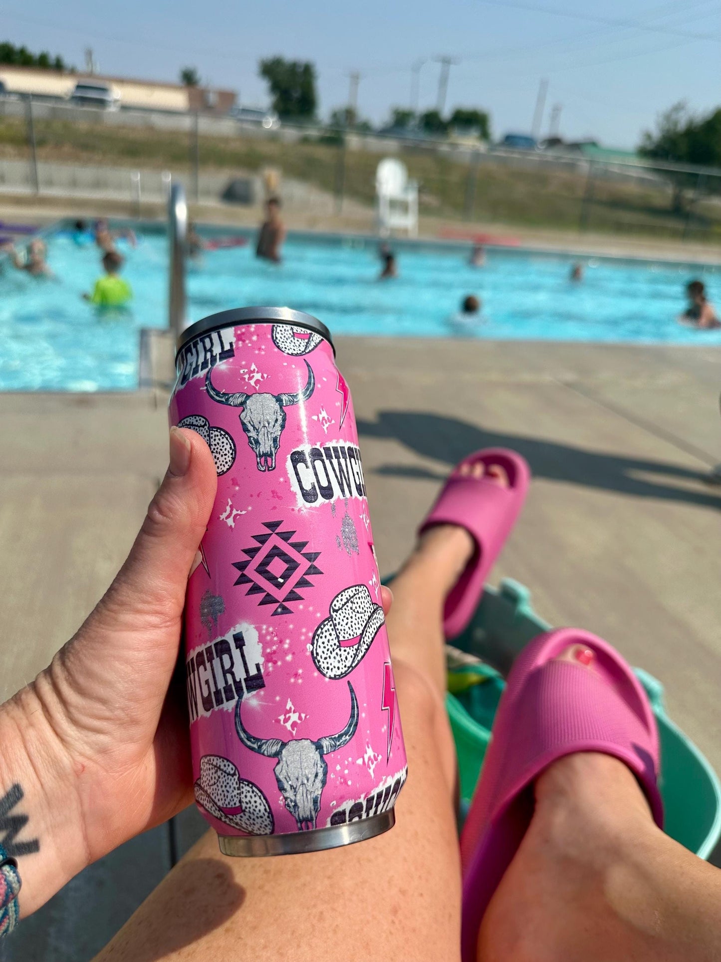 Western Tumbler, Cowgirl Tumbler Cups