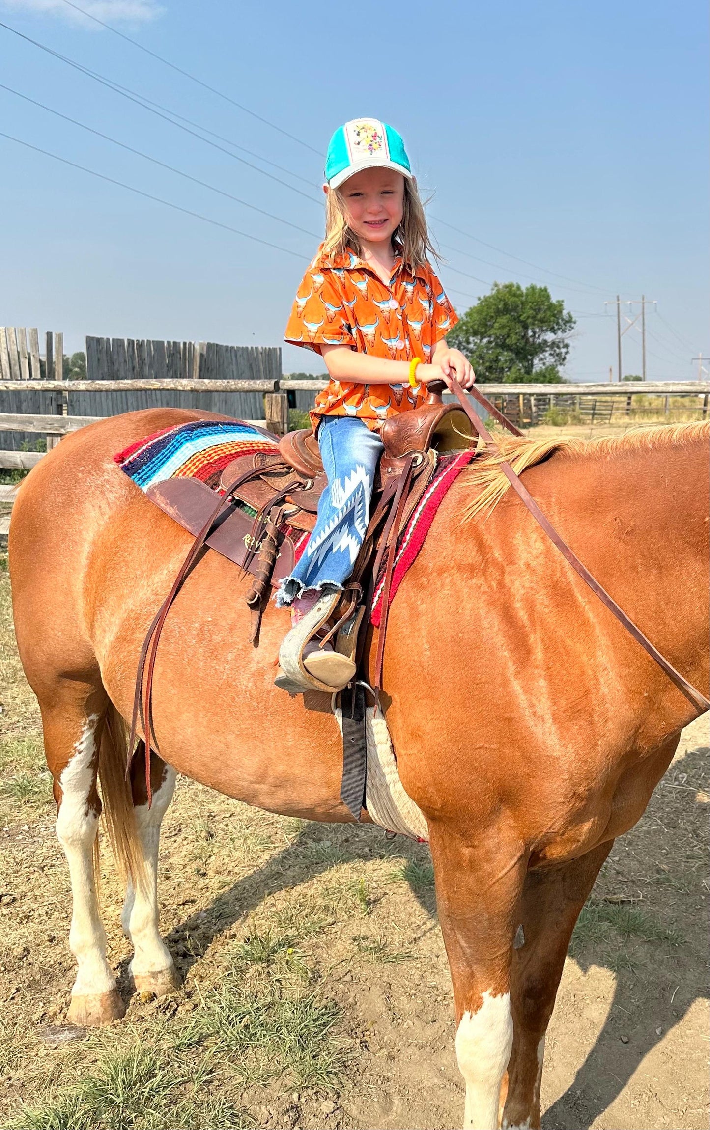 Kids Western Shirt, Cowboy Button Up Shirt