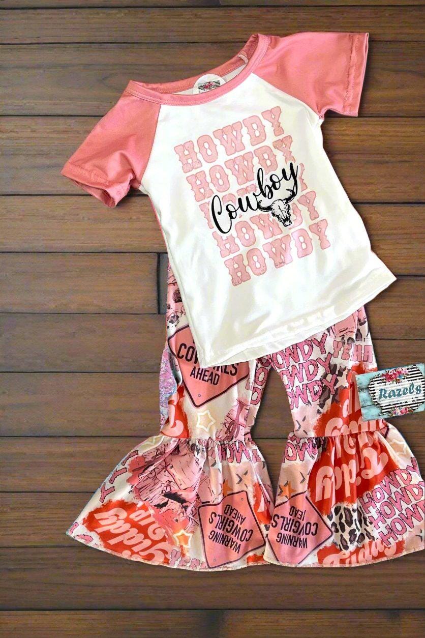 HOWDY COWBOY, Cowgirl Bell Bottom Outfits