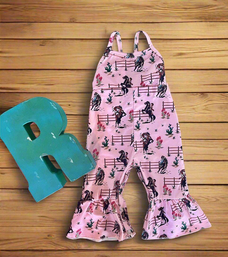 VINTAGE COWGIRL Jumpsuit, Western Birthday Romper