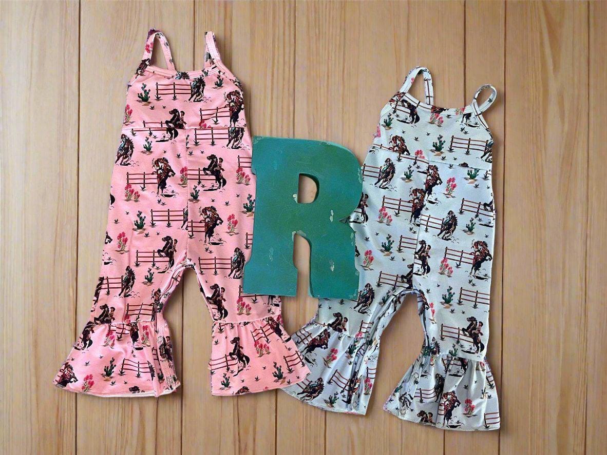 VINTAGE COWGIRL Jumpsuit, Western Birthday Romper