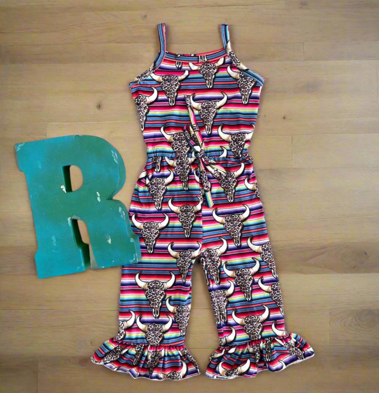 WESTERN Jumpsuit, Tank Top Romper, Cowgirl Outfit
