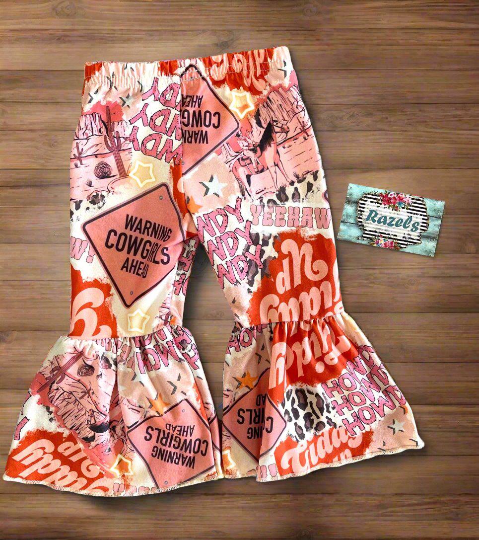 HOWDY COWBOY, Cowgirl Bell Bottom Outfits