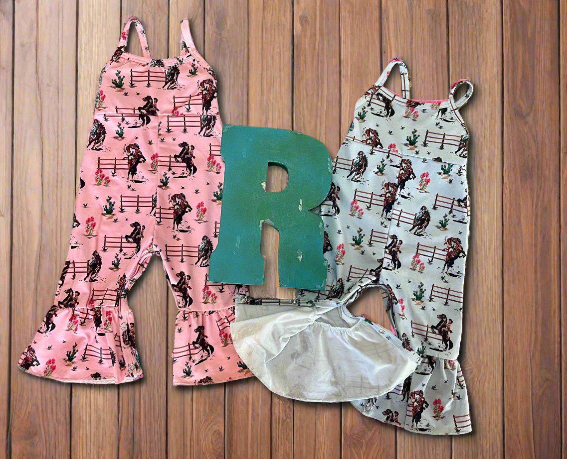 VINTAGE COWGIRL Jumpsuit, Western Birthday Romper