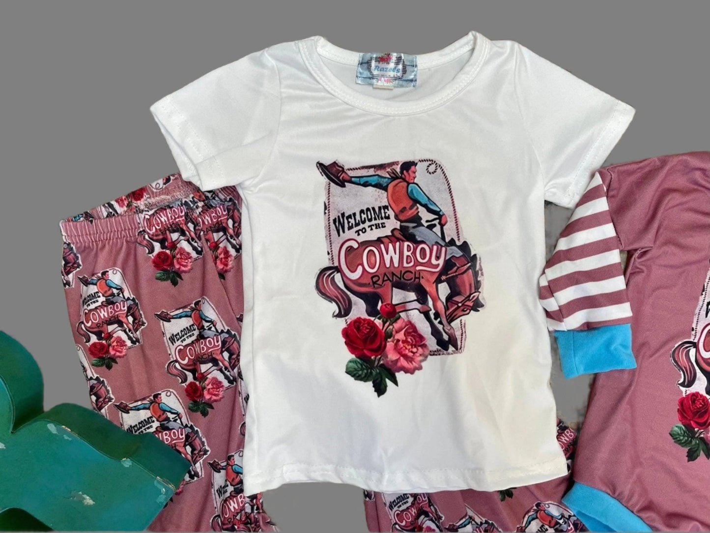 COWGIRL KIDS, Matching Sister Outfits | Cowboy Ranch Sibling Sets | Western Sister Gifts