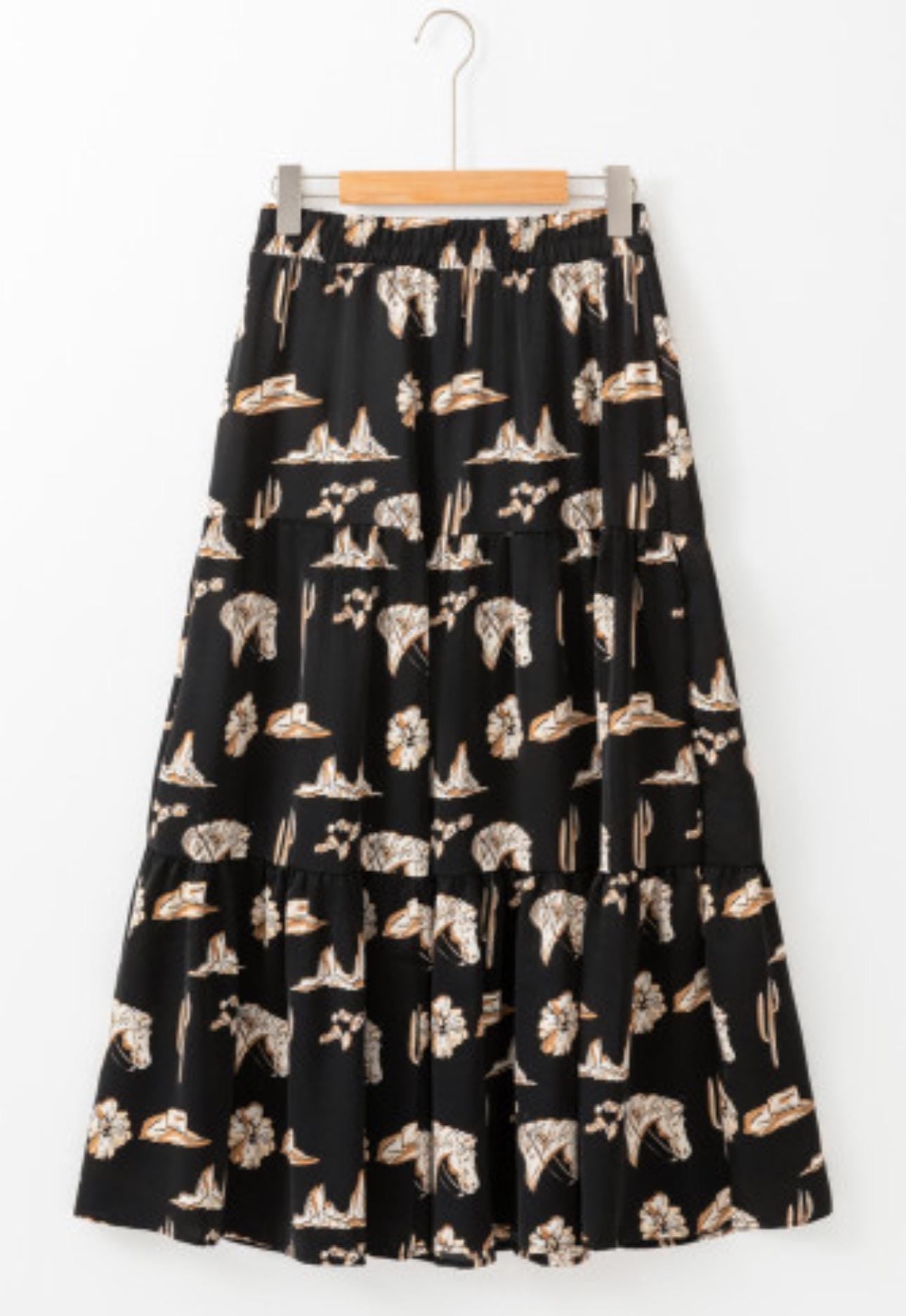 Women's Western Skirt | Cowgirl Skirt, Horse Skirt
