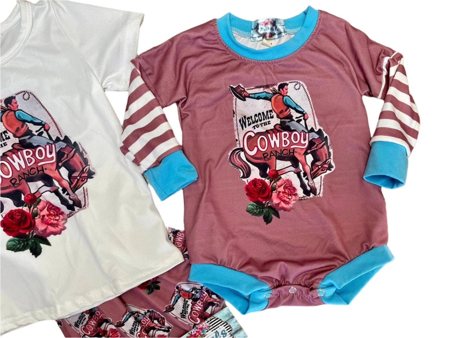 COWGIRL KIDS, Matching Sister Outfits | Cowboy Ranch Sibling Sets | Western Sister Gifts