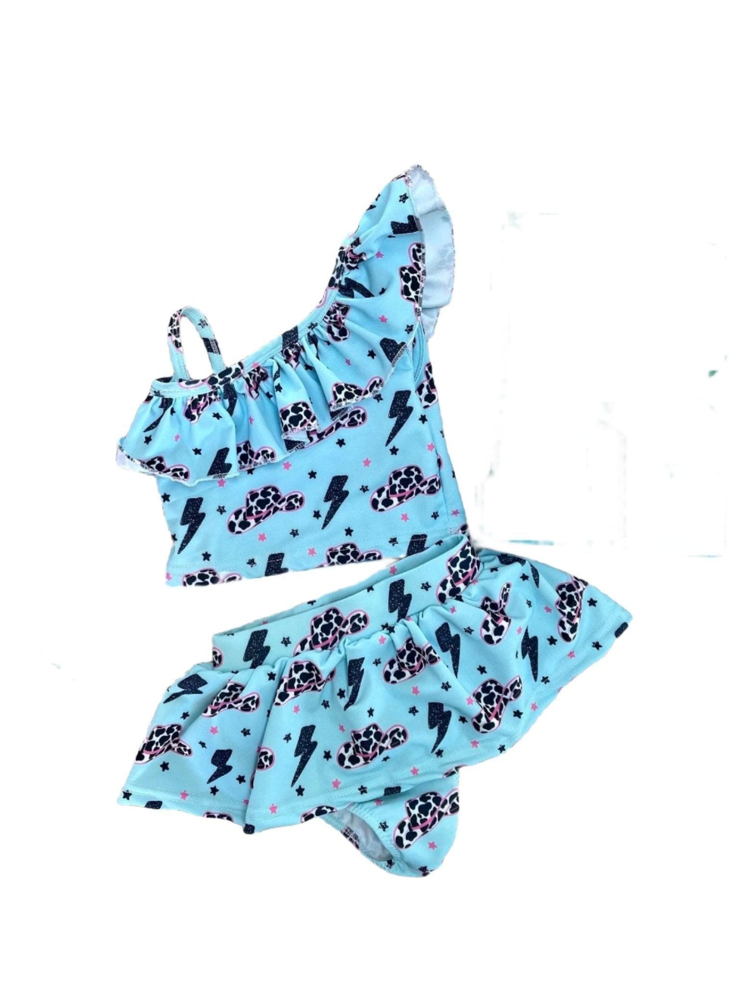 Western Tankini Swimsuit, Cowgirl Swimwear