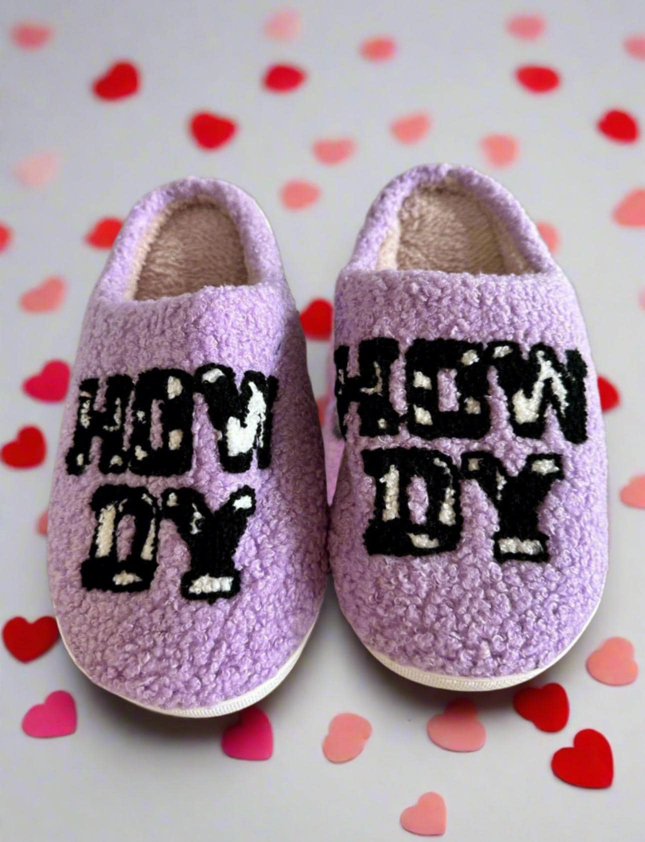 Howdy Cowgirl Slippers, Western Howdy Slippers