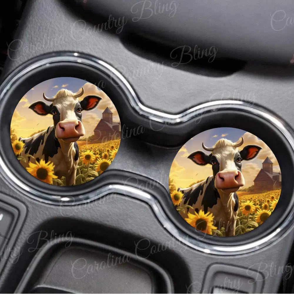 Loving Moo - Car Coasters