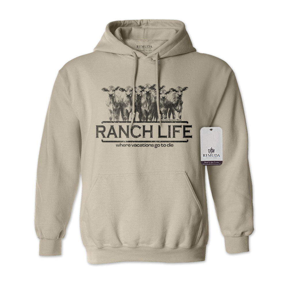 Ranch Life: Where Vacations Go To Die - Adult Unisex Western Hoodie