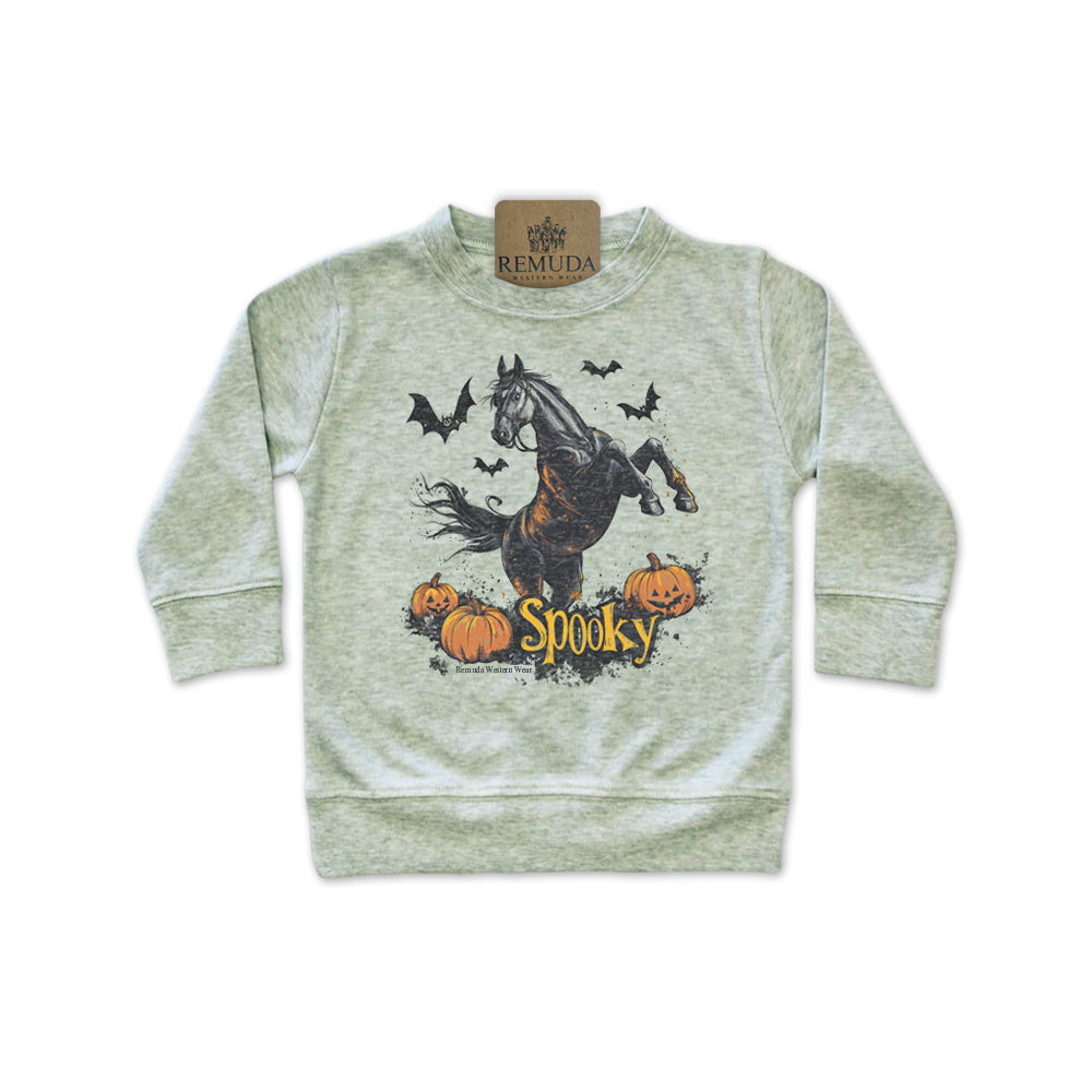 SPOOKY - Western Horse Infant Halloween Pullover