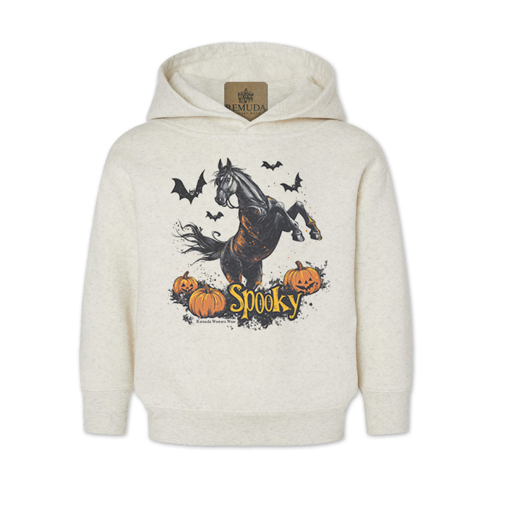Spooky - Western Horse Toddler Pullover Halloween Hoodie