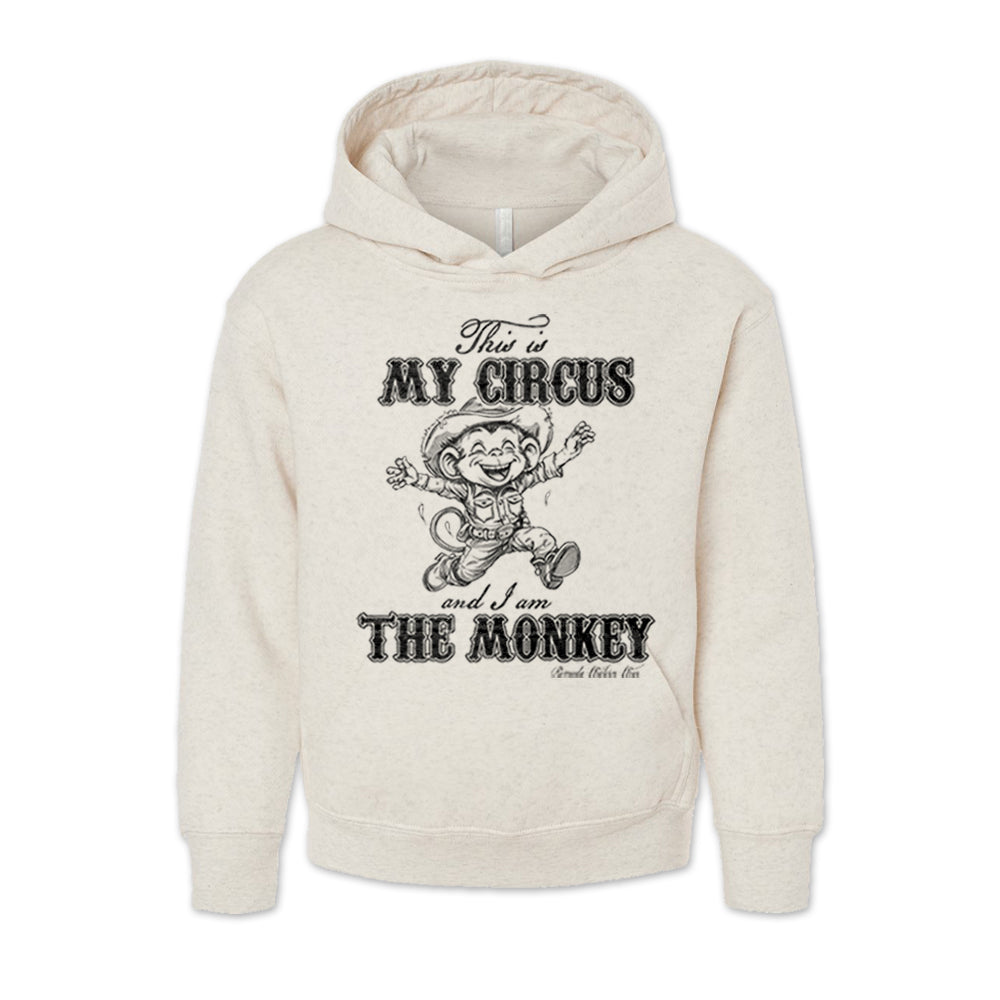 THIS IS MY CIRCUS AND I AM THE MONKEY Youth Western Pullover Hoodie