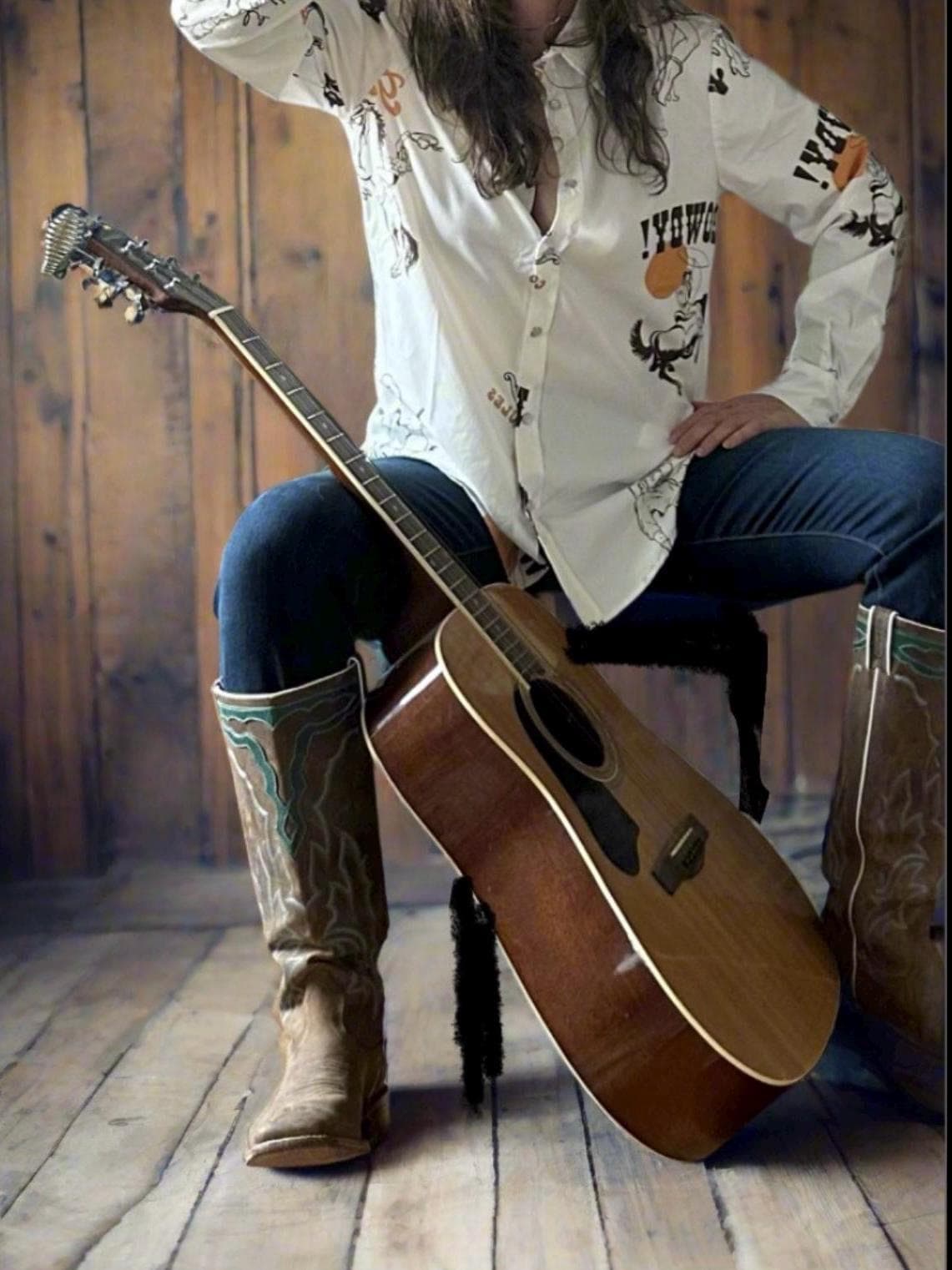 Western Button Up Shirt, COWGIRL Shirt