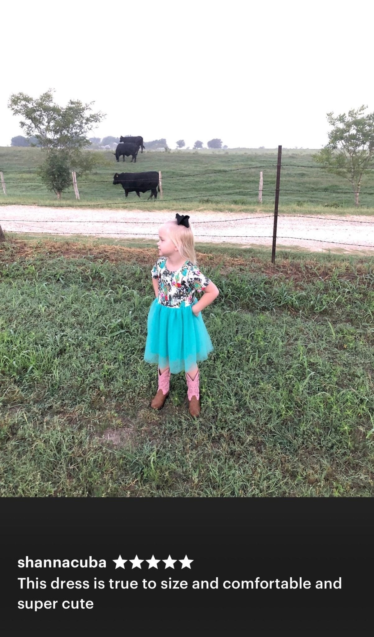 Western Party Dress for Girls, TUTU Cowgirl Outfit