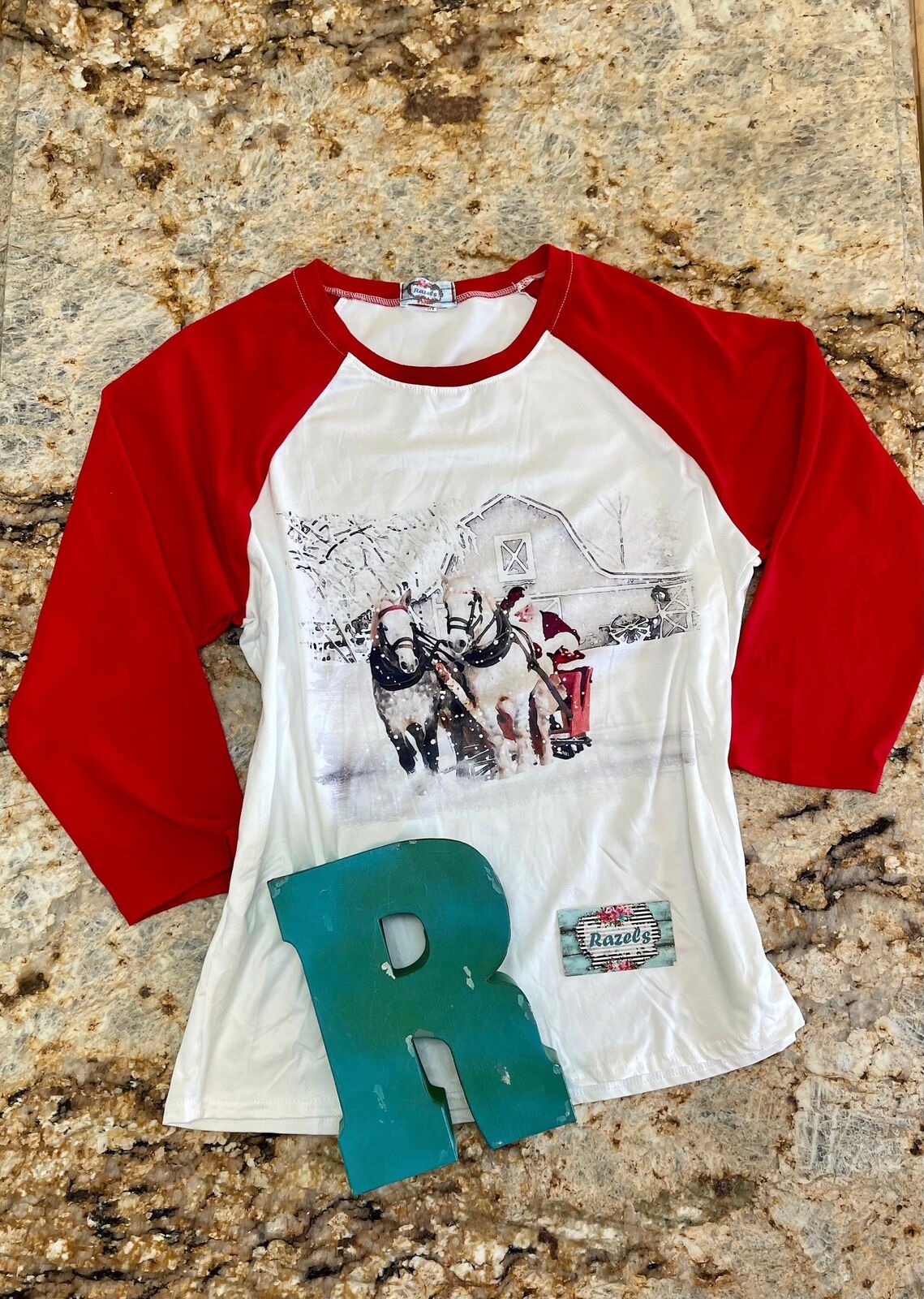 White Christmas Pajamas, Western Christmas Sleigh Ride
