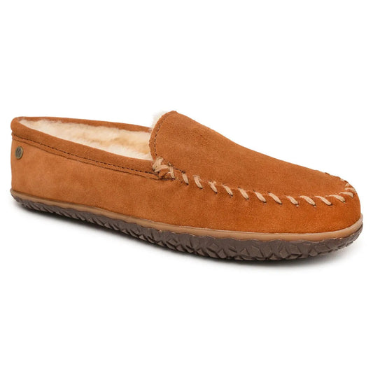 Minnetonka Sheepskin Tobie - Mens Slippers