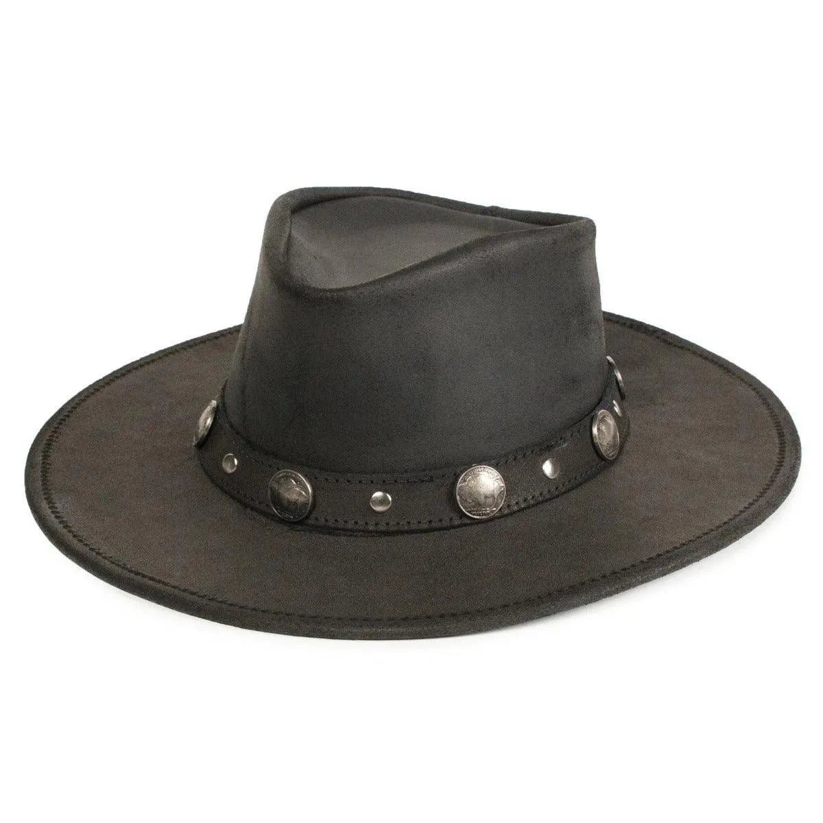 Minnetonka Buffalo Nickel - Leather Australian Hat