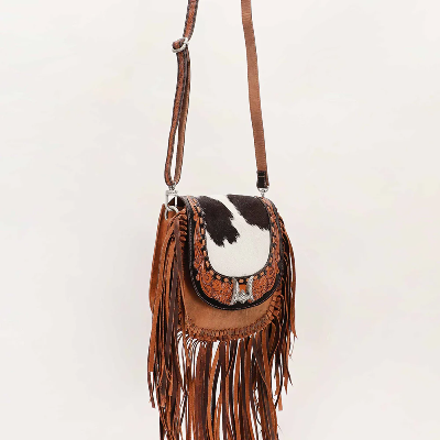 Loyal West Desert Dahilia Tassle Bag - In Calfskin
