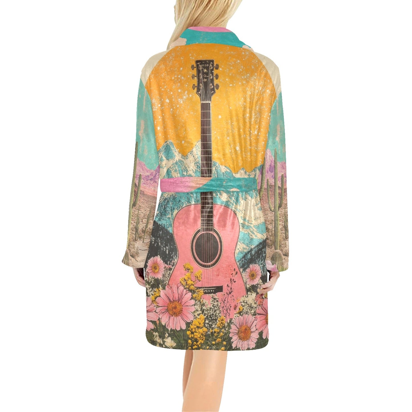 Baha Ranch Retro Pop Western Bath Robe