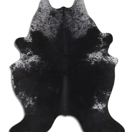 Salt & Pepper Black  Brazilian Cowhide Rug
