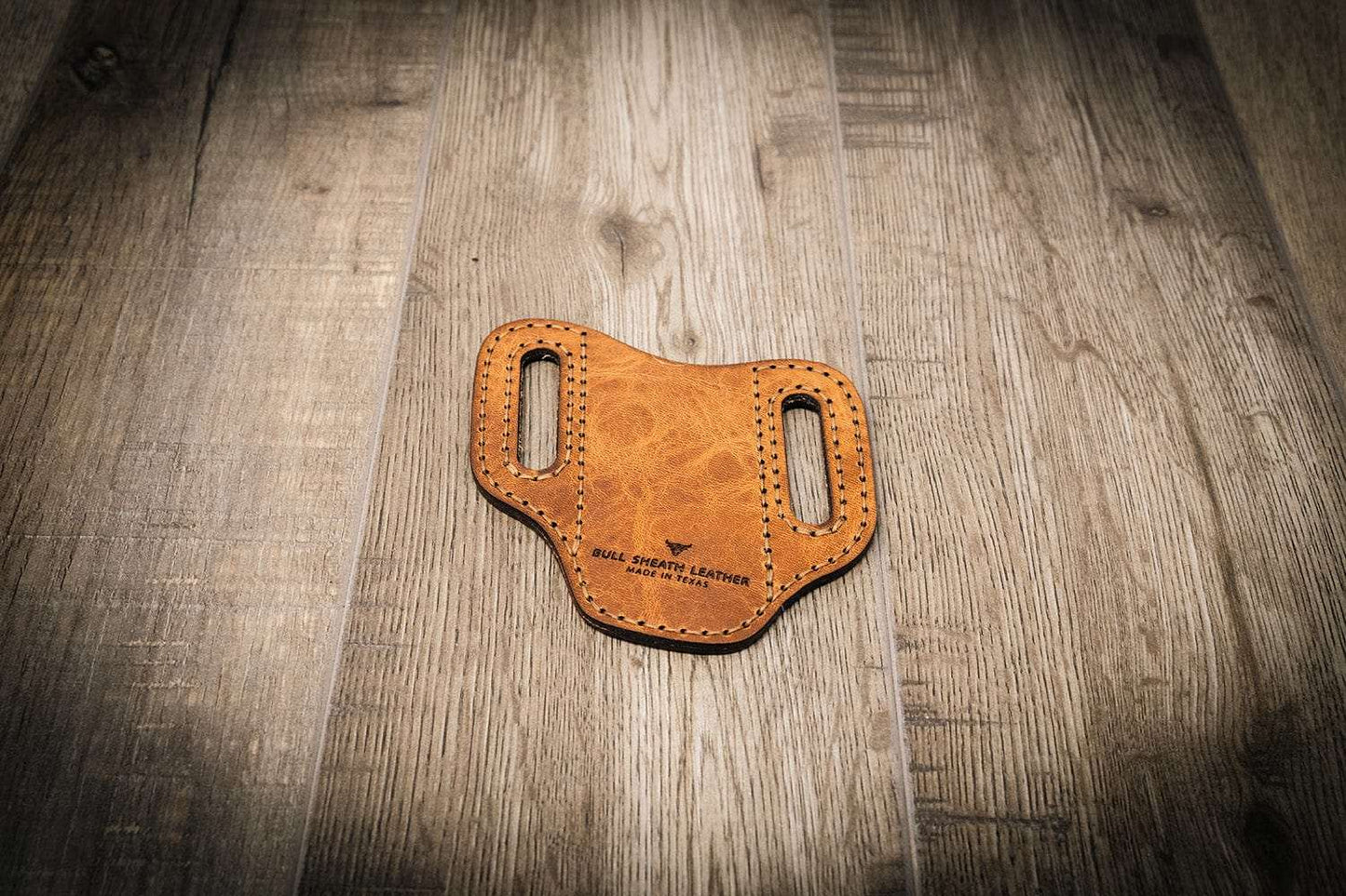 Custom Leather Knife Sheath - Saddle Tan