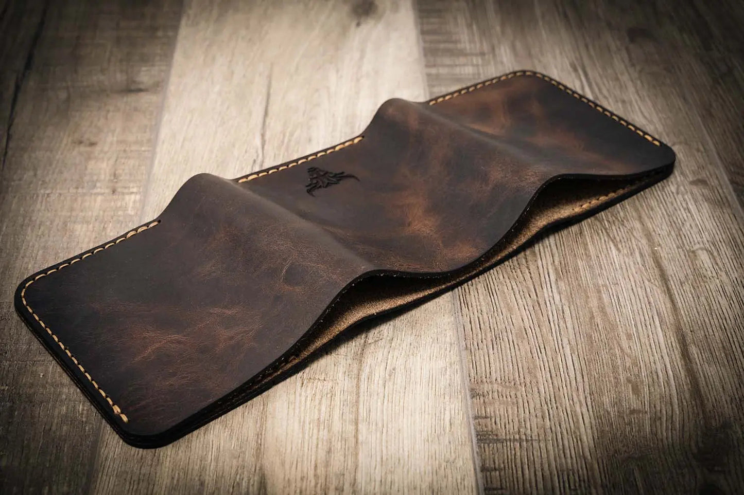 The Trinity Trifold Wallet - Walnut Brown