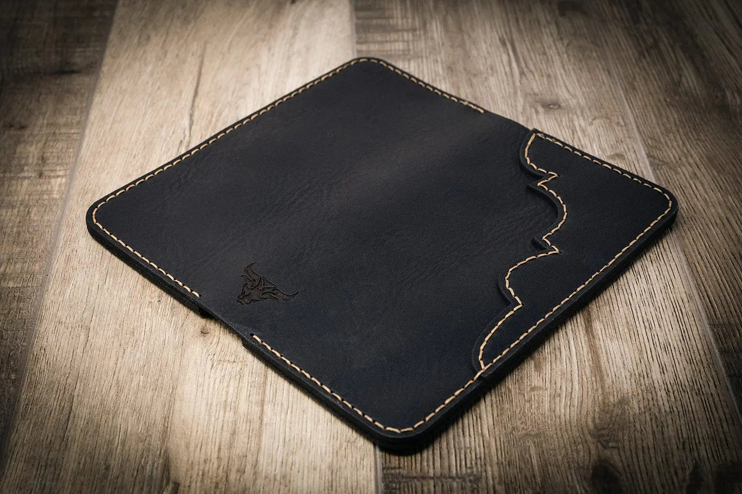 Western Long Wallet - Black