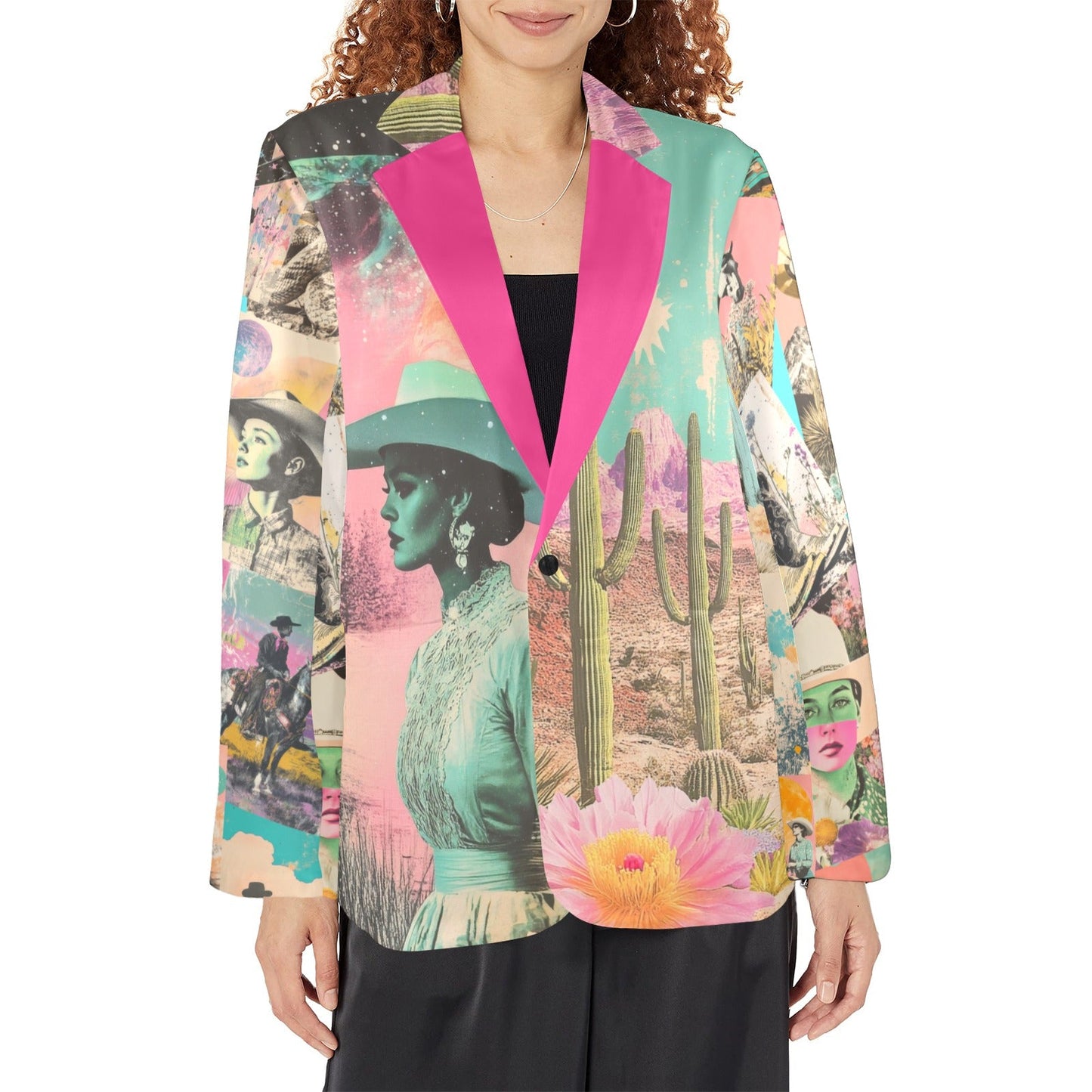Baha Ranch Retro Pop Western Pop Cowgirl Blazer