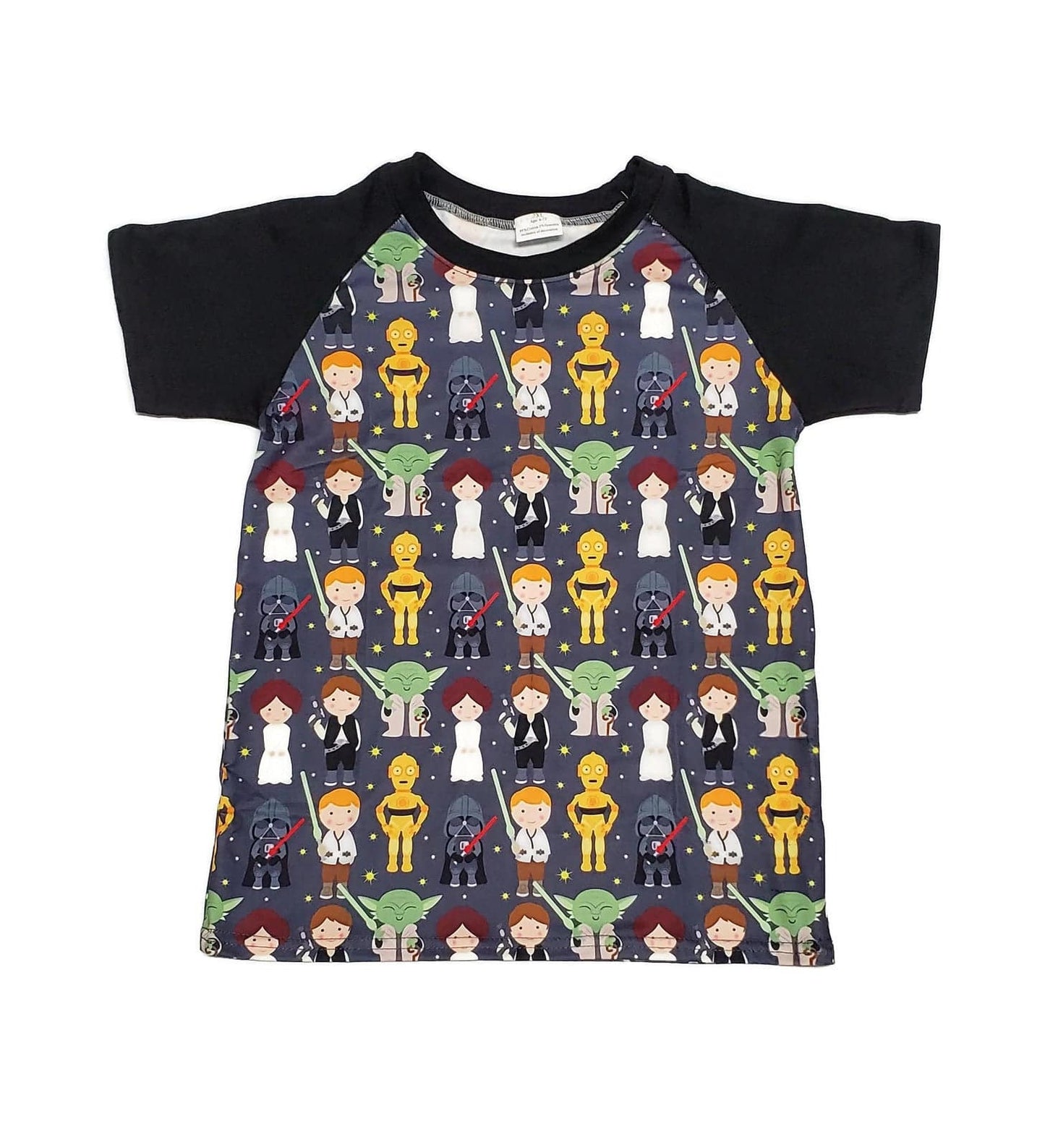 Space Wars Milk Silk Raglan