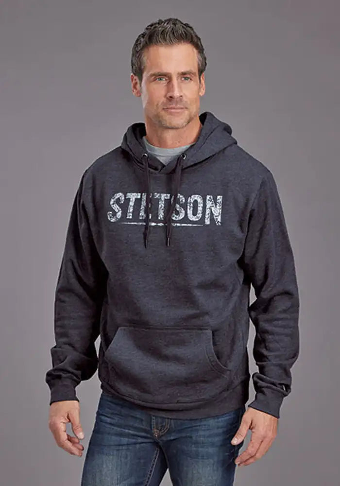 Stetson Vintage Mineral Washed (Navy) - Men's Hoodie Sweatshirt