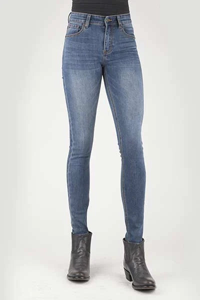 Stetson 902 High Waist Skinny Fit (Medium Wash) - Women's Jeans