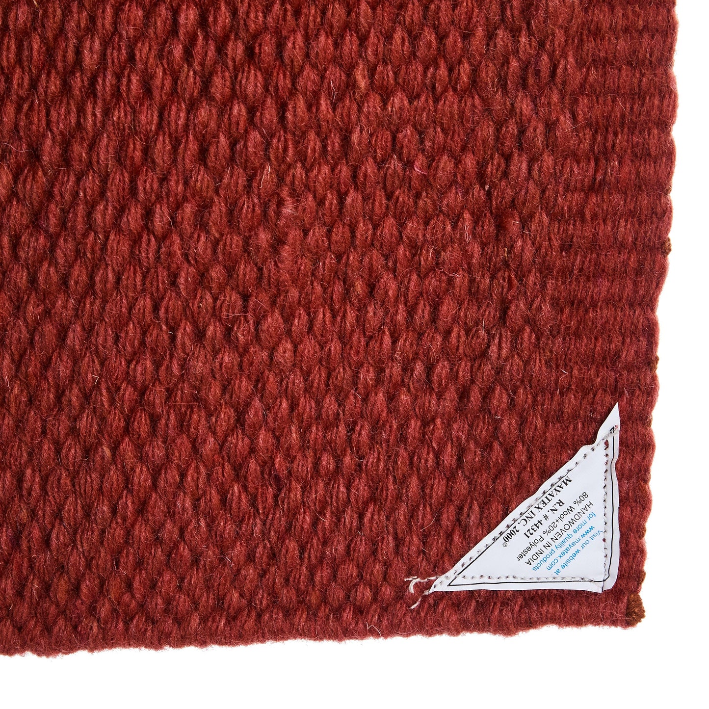 1314-94 San Juan Solid Tabasco 36x34 New Zealand Wool Saddle Blanket