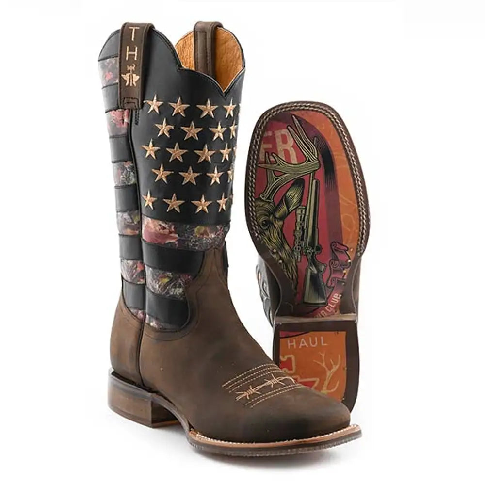 Tin Haul Open Season/Deer Hunter - Men's Leather Cowboy Boot