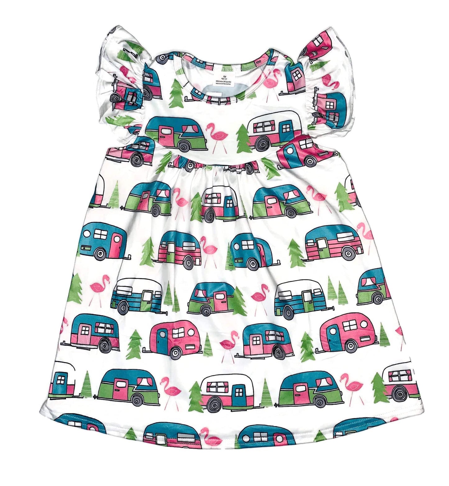 Camper Milk Silk Flutter Dress