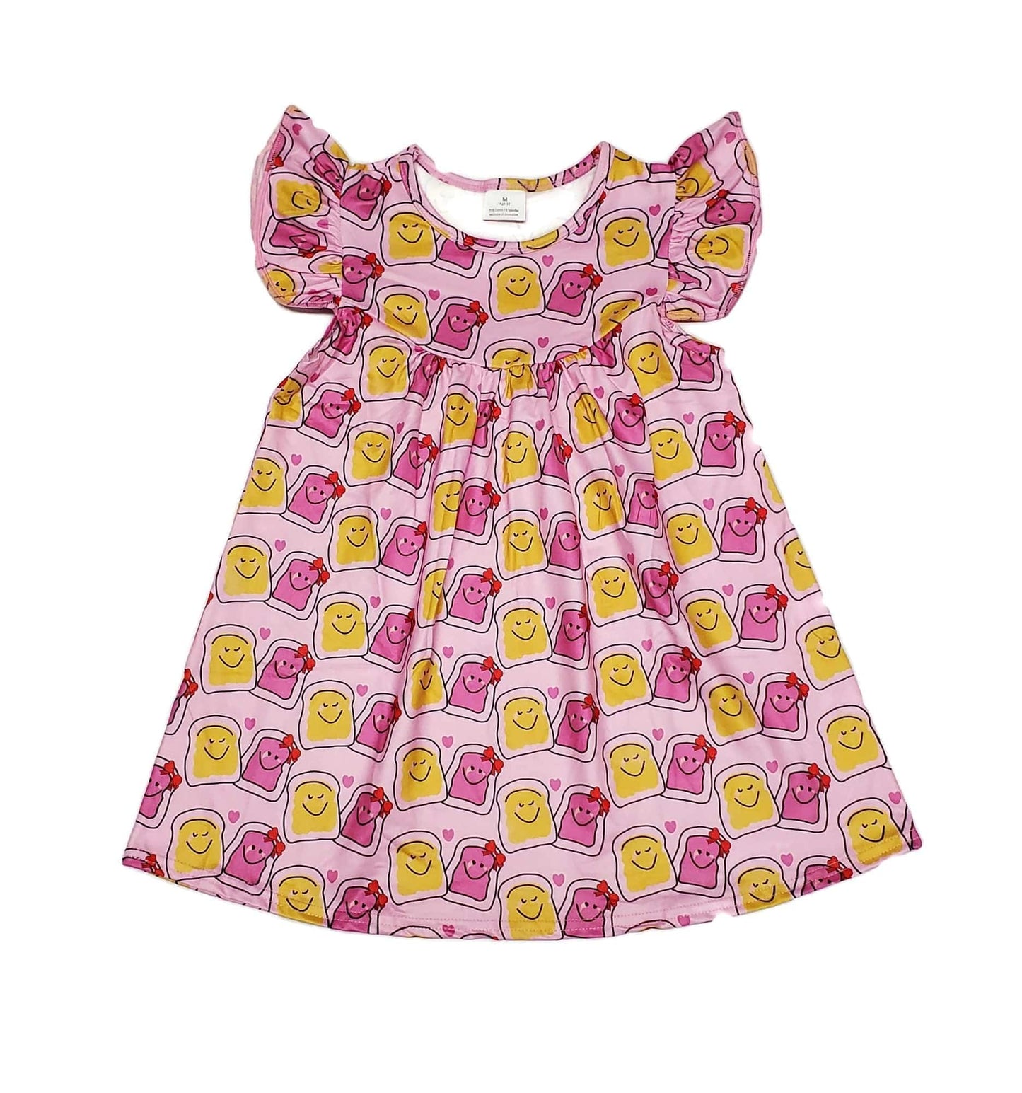 PB & J Milk Silk Flutter Dress