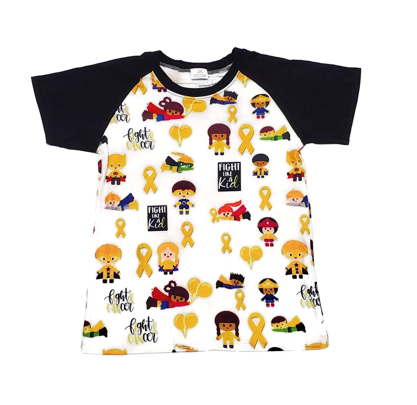 Fight Like A Kid Milk Silk Raglan