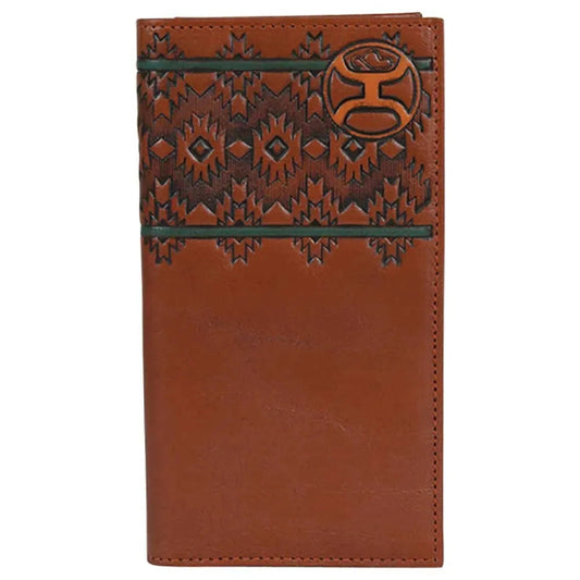 HOOey Chestnut Aztec - Men's Rodeo Wallet