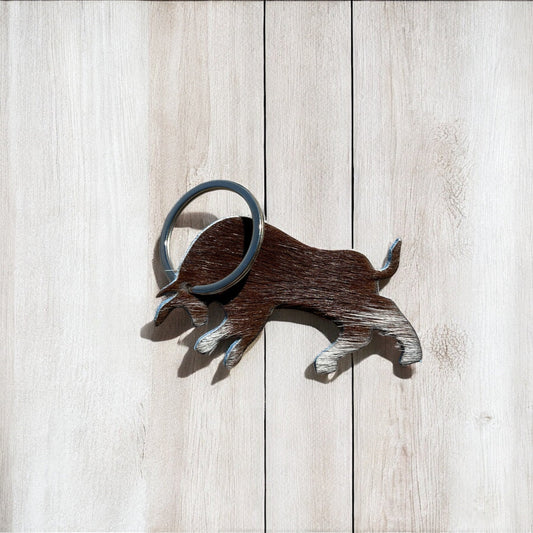 Bull cowhide Keychain