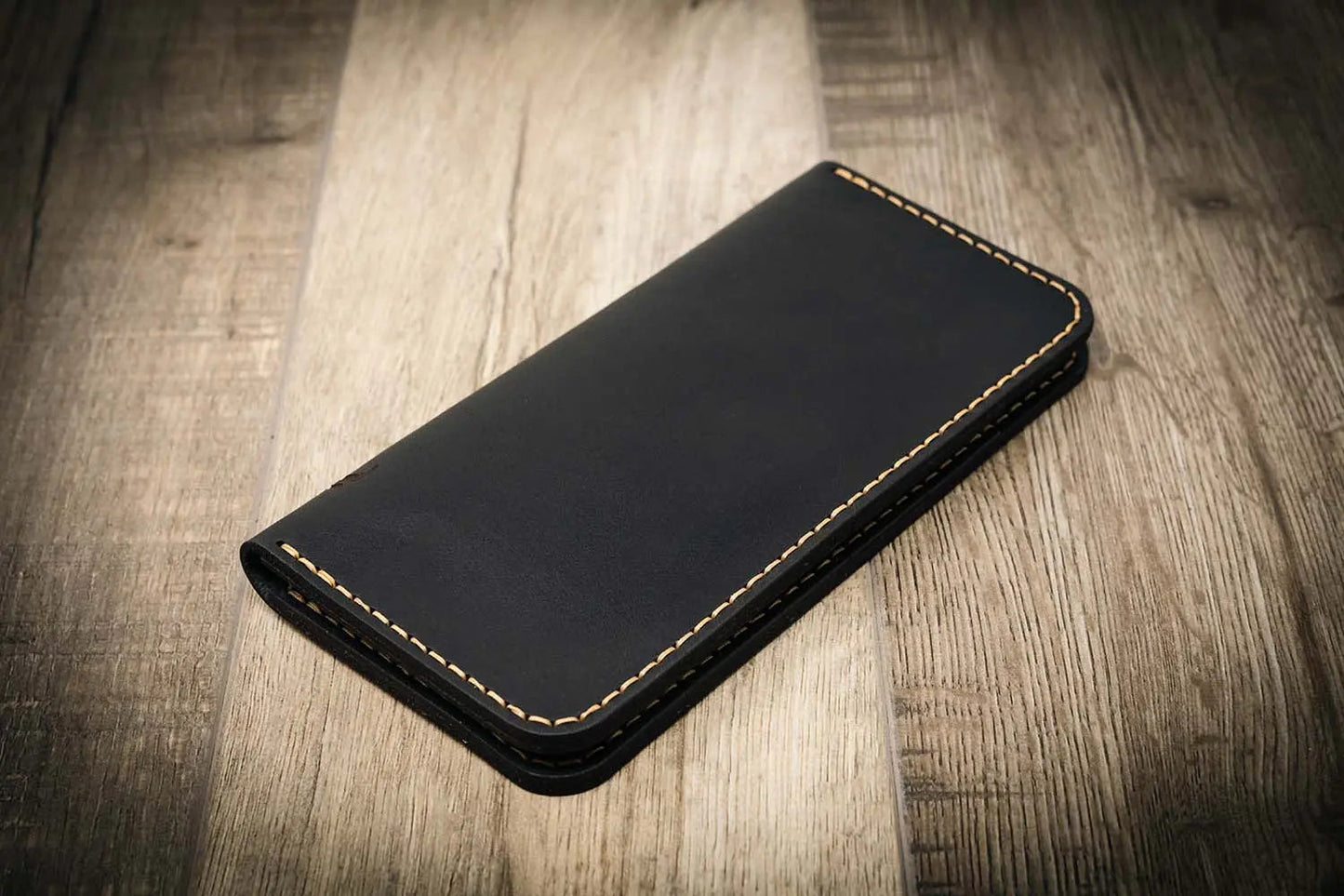 The Houstonian Long Wallet - Black