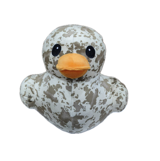 Cowprint Plushie Duckie- Farm Pals