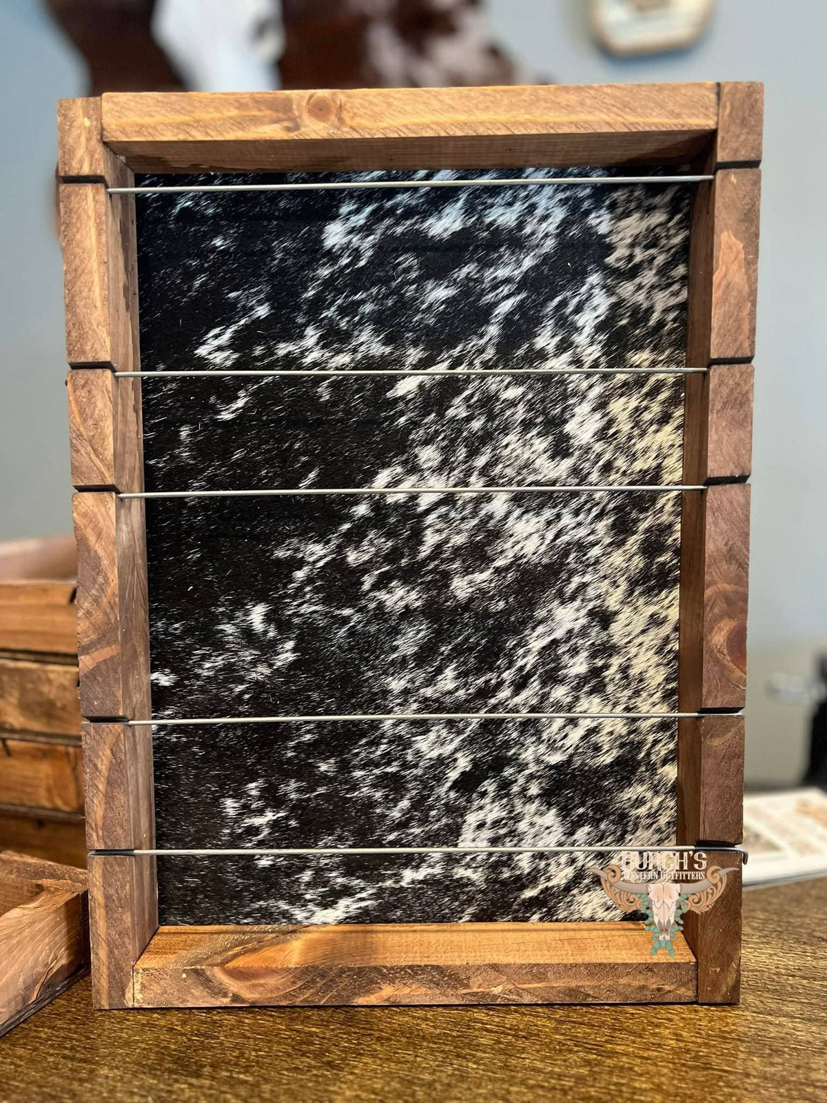 Cowhide Pendant Holder Display