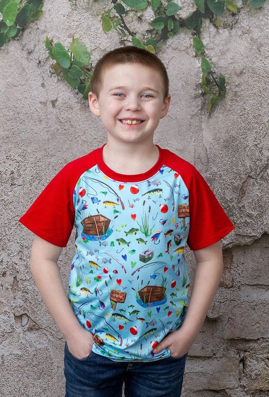 Fishing Milk Silk Raglan