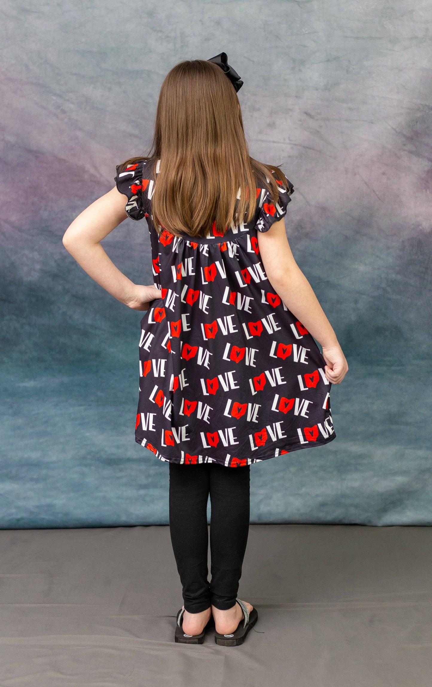 Ohio Milk Silk Flutter Dress