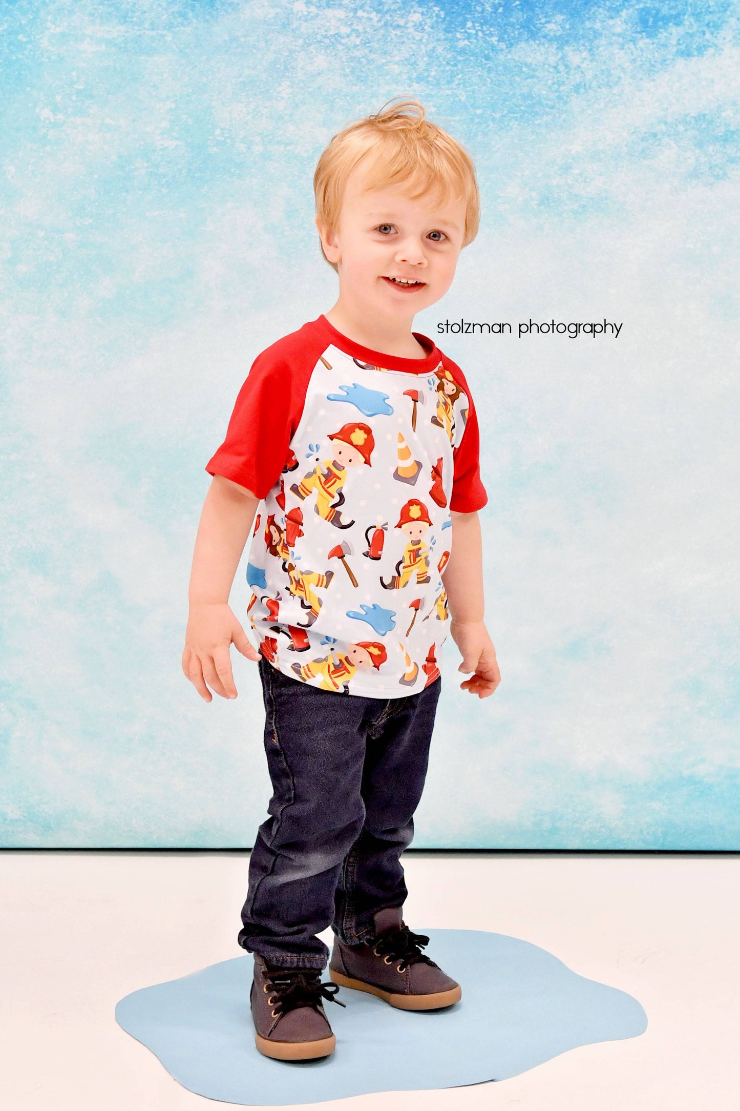 Firefighter Milk Silk Raglan