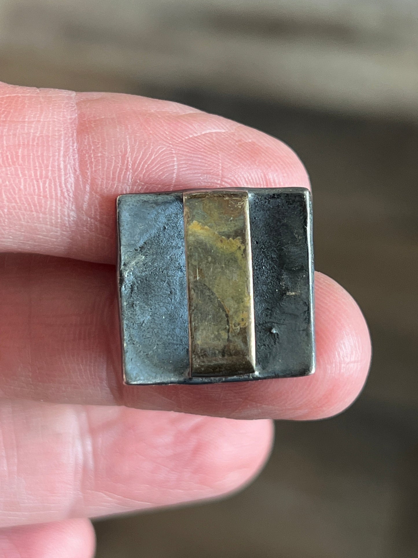 Sterling Silver Concho Slide, The Cactus Flower