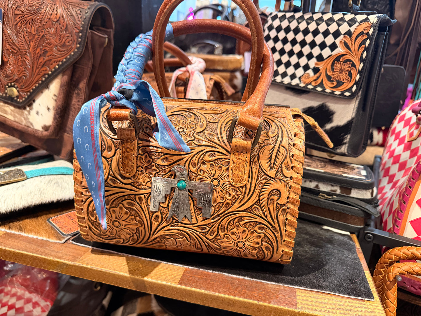 Genuine Leather Thunderbird Speedy